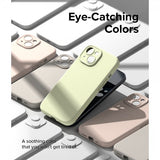 Ringke iPhone 15 Plus Deksel Silicone Magnetic Sunny Lime
