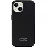 Audi iPhone 15 Plus Deksel Silikoni Svart