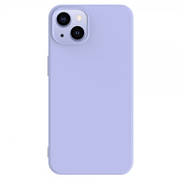 X-Level iPhone 15 Plus Deksel Silikontekstur Lilla