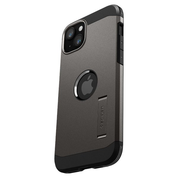 Spigen iPhone 15 Plus Deksel Tough Armor MagFit Gunmetal