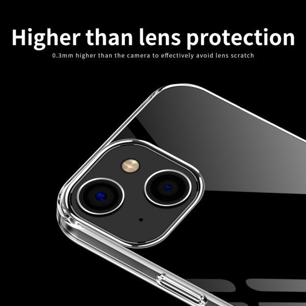 Mofi iPhone 15 Plus Deksel Transparent TPU Klar