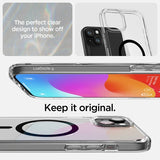 Spigen iPhone 15 Plus Deksel Ultra Hybrid MagFit Svart