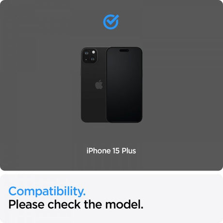 Spigen iPhone 15 Plus Skjermbeskytter GLAS.tR ALIGNmaster 2-pakning