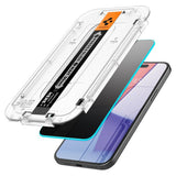Spigen iPhone 15 Plus Skjermbeskytter GLAS.tR EZ Fit Privacy 2-pakning