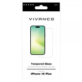 Vivanco iPhone 15 Plus Skjermbeskytter Herdet glass