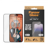 PanzerGlass iPhone 15 Plus Skjermbeskytter Ultra-Wide Fit EasyAligner