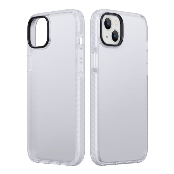 iPhone 15 Plus Deksel Støtsikker TPU Hvit