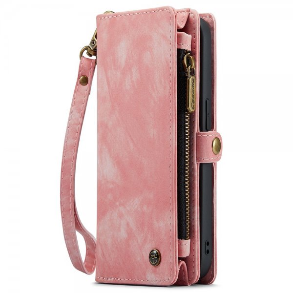 CaseMe iPhone 15 Pro Etui 008 Series Avtakbart Deksel Rosa