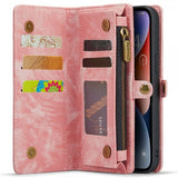 CaseMe iPhone 15 Pro Etui 008 Series Avtakbart Deksel Rosa