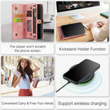 CaseMe iPhone 15 Pro Etui 008 Series Avtakbart Deksel Rosa