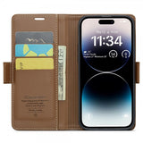 CaseMe iPhone 15 Pro Etui 023 Series Brun