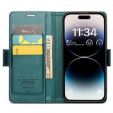 CaseMe iPhone 15 Pro Etui 023 Series Grønn