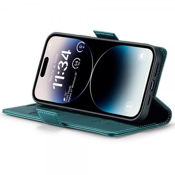 CaseMe iPhone 15 Pro Etui 023 Series Grønn