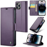 CaseMe iPhone 15 Pro Etui 023 Series Lilla