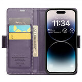 CaseMe iPhone 15 Pro Etui 023 Series Lilla