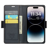 CaseMe iPhone 15 Pro Etui 023 Series Svart