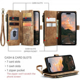 CaseMe iPhone 15 Pro Etui C30 Series Brun
