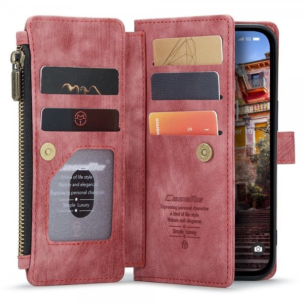 CaseMe iPhone 15 Pro Etui C30 Series Rød