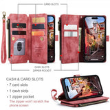 CaseMe iPhone 15 Pro Etui C30 Series Rød