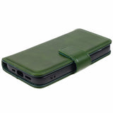 Nordic Covers iPhone 15 Pro Etui Essential Leather Juniper Green