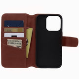 Nordic Covers iPhone 15 Pro Etui Essential Leather Maple Brown