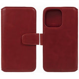 Nordic Covers iPhone 15 Pro Etui Essential Leather Poppy Red