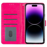 iPhone 15 Pro Etui Glitter Magenta