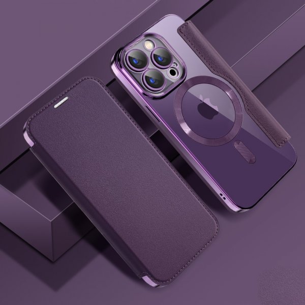 iPhone 15 Pro Etui MagSafe Lilla
