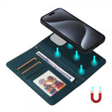 Betopnice iPhone 15 Pro Etui Avtagbart Deksel 005 Blå
