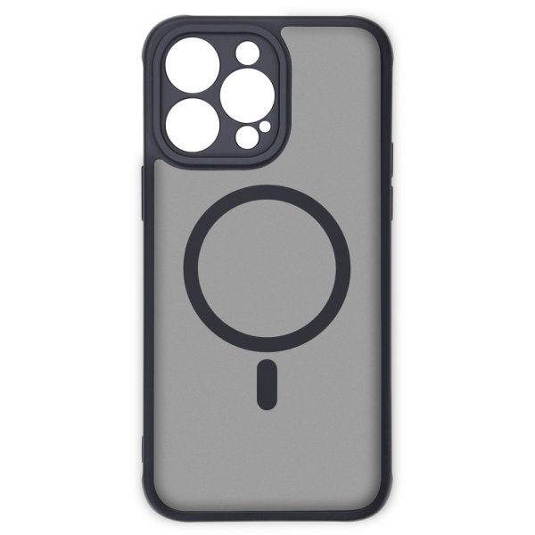 VILI iPhone 15 Pro Etui Avtagbart Deksel GHB Series MagSafe Svart