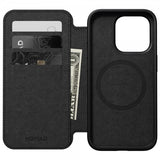 Nomad iPhone 15 Pro Etui Modern Leather Folio Brun