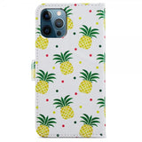 iPhone 15 Pro Etui Motiv Ananas