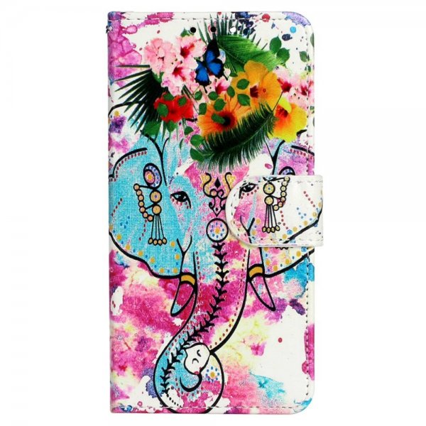 iPhone 15 Pro Etui Motiv Elefantmønster