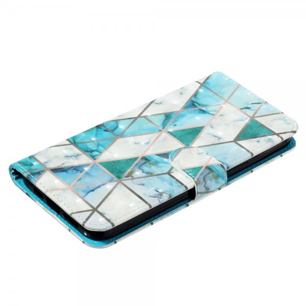 iPhone 15 Pro Etui Motiv Grønn Marmor