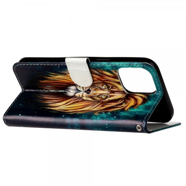 iPhone 15 Pro Etui Motiv Løve