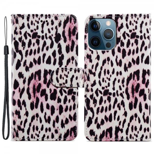 iPhone 15 Pro Etui Motiv Leopardmønster
