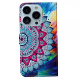 iPhone 15 Pro Etui Motiv Mandala