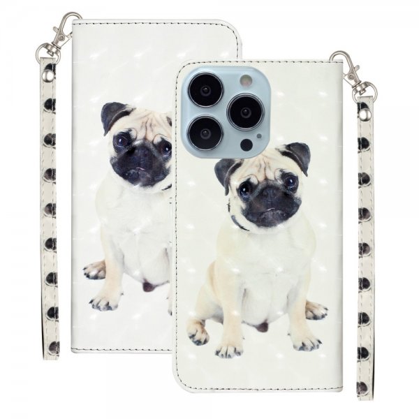 iPhone 15 Pro Etui Motiv Mops