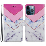 iPhone 15 Pro Etui Motiv Hvit Marmor
