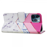 iPhone 15 Pro Etui Motiv Hvit Marmor