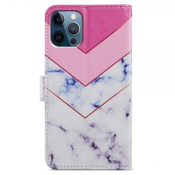 iPhone 15 Pro Etui Motiv Hvit Marmor
