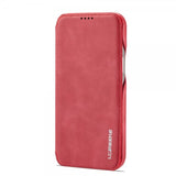 Lc.Imeeke iPhone 15 Pro Etui Retro Rød