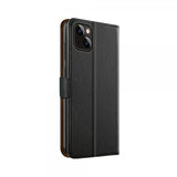 Xqisit iPhone 15 Pro Etui Slim Wallet Selection Svart