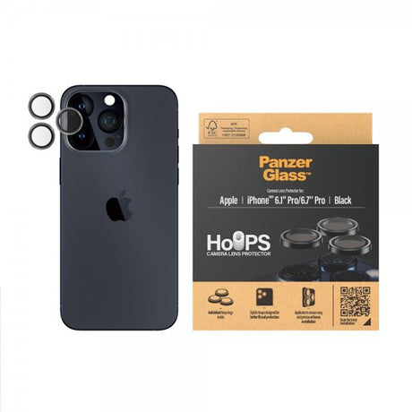 PanzerGlass iPhone 15 Pro/iPhone 15 Pro Max Kamerabeskytter Hoops