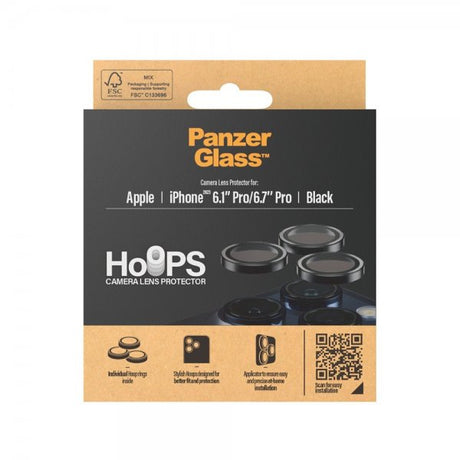 PanzerGlass iPhone 15 Pro/iPhone 15 Pro Max Kamerabeskytter Hoops