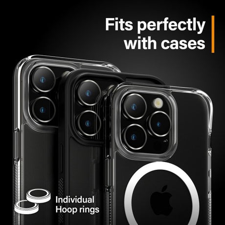 PanzerGlass iPhone 15 Pro/iPhone 15 Pro Max Kamerabeskytter Hoops
