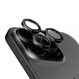 PanzerGlass iPhone 15 Pro/iPhone 15 Pro Max Kamerabeskytter Hoops Black Titanium