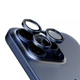 PanzerGlass iPhone 15 Pro/iPhone 15 Pro Max Kamerabeskytter Hoops Blue Titanium