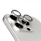 PanzerGlass iPhone 15 Pro/iPhone 15 Pro Max Kamerabeskytter Hoops White Titanium