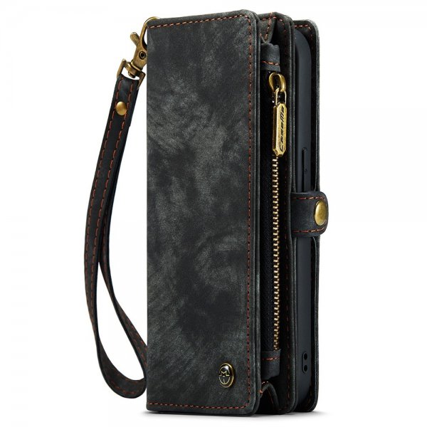 CaseMe iPhone 15 Pro Max Etui 008 Series Avtakbart Deksel Svart